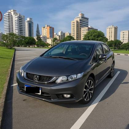 HONDA CIVIC 2.0 LXR 16V FLEX 4P AUTOMÁTICO
